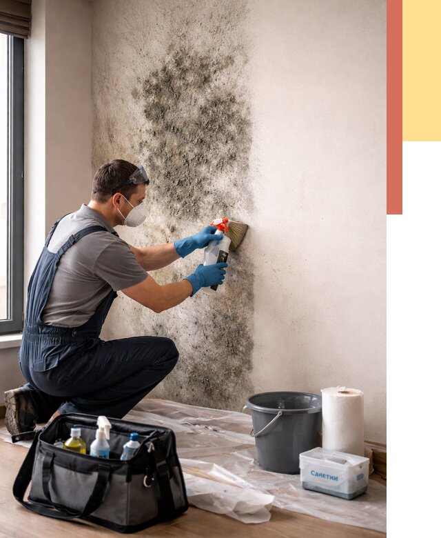 Удаление плесени со стен в Кумертау от 2195 руб. — быстро и недорого | ОТДЕЛОЧНИК-Кра