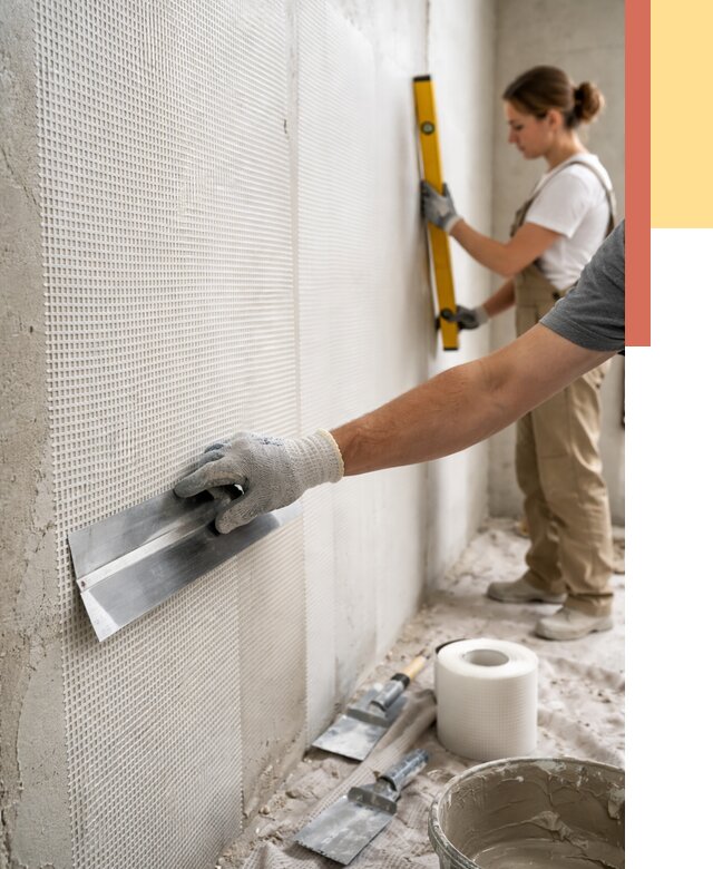 Армирование стен стеклосеткой в Кумертау от 3267 руб. под ключ | ОТДЕЛОЧНИК-Кра