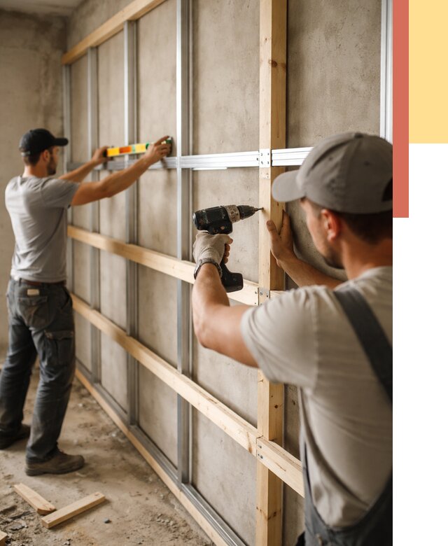 Устройство обрешетки под панели в Кумертау от 2144 руб. — монтаж под ключ | ОТДЕЛОЧНИК-Кра