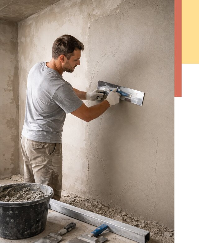 Штукатурка стен без маяков в Кумертау от 7350 руб/м2 — услуги и цена | ОТДЕЛОЧНИК-Кра
