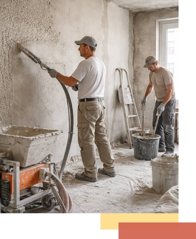 Машинная штукатурка стен в Кумертау — быстро и качественно