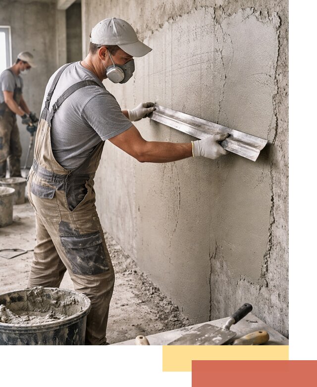 Штукатурка бетонных стен в Кумертау качественно и долговечно