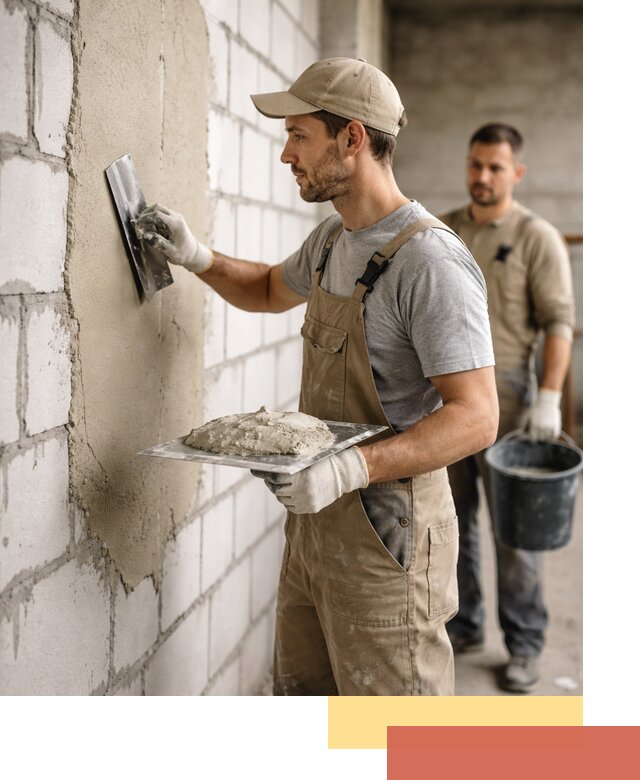 Штукатурка стен из газобетона в Кумертау под ключ