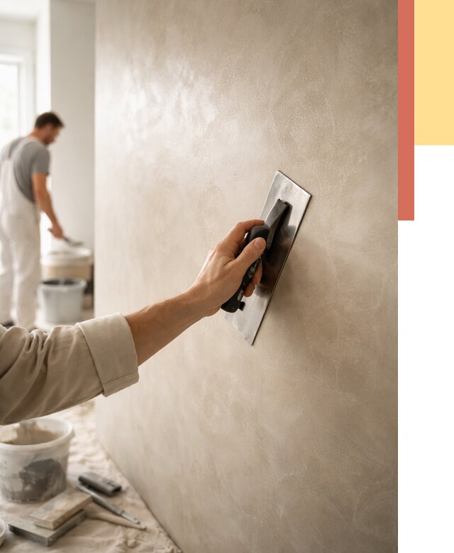 Венецианская штукатурка в Кумертау от 3573 руб/м² — нанесение стен под ключ | ОТДЕЛОЧНИК-Кра