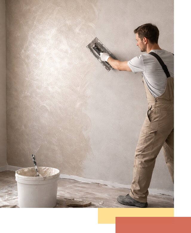 Декоративная штукатурка «Мокрый шелк» под ключ в Кумертау