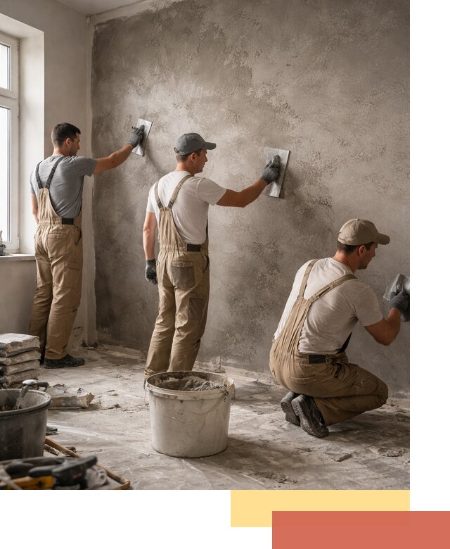 Декоративная штукатурка под бетон в Кумертау для стен и потолков