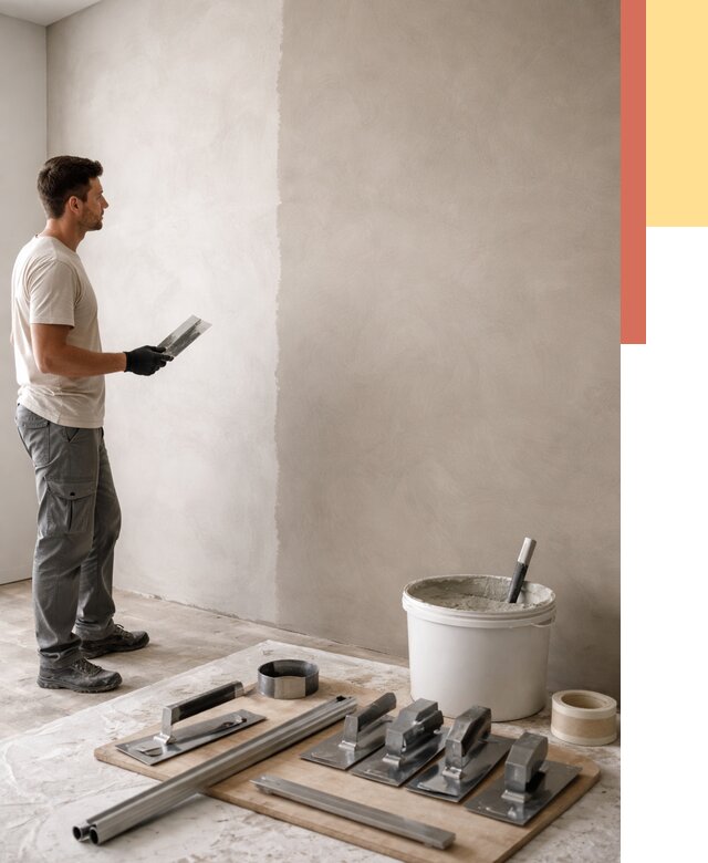 Нанесение микроцемента на стены в Кумертау от 3267 руб./м2 под ключ | ОТДЕЛОЧНИК-Кра