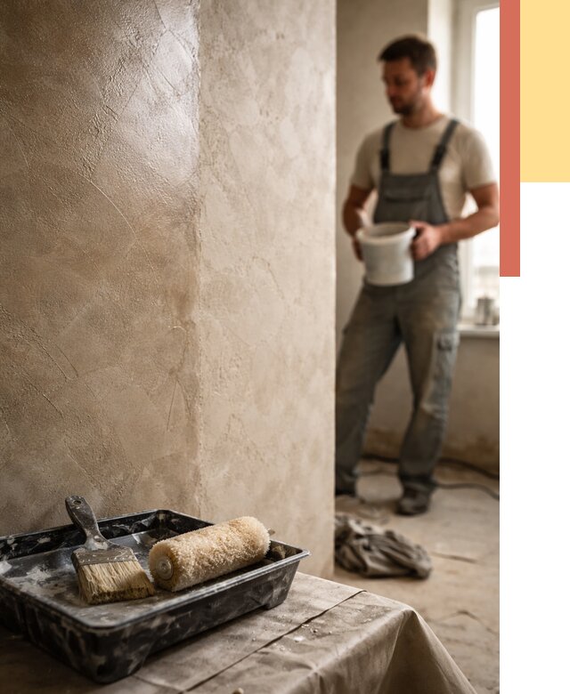 Нанесение воска на штукатурку в Кумертау от 3573 руб. | Услуги ОТДЕЛОЧНИК-Кра