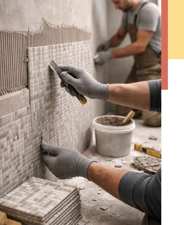 Облицовка стен мозаикой в Кумертау от 3267 руб/м2 — укладка мозаики на стены | ОТДЕЛОЧНИК-Кра