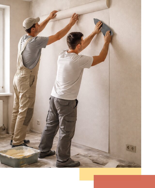 Поклейка виниловых обоев в Кумертау профессионально и качественно