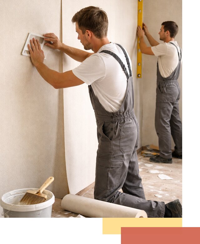 Поклейка бумажных обоев в Кумертау качественно и недорого