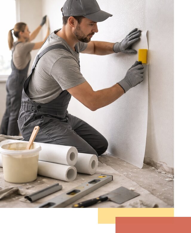 Поклейка стеклообоев профессионально в Кумертау