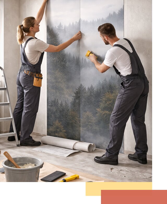 Поклейка фотообоев профессионально в Кумертау под ключ