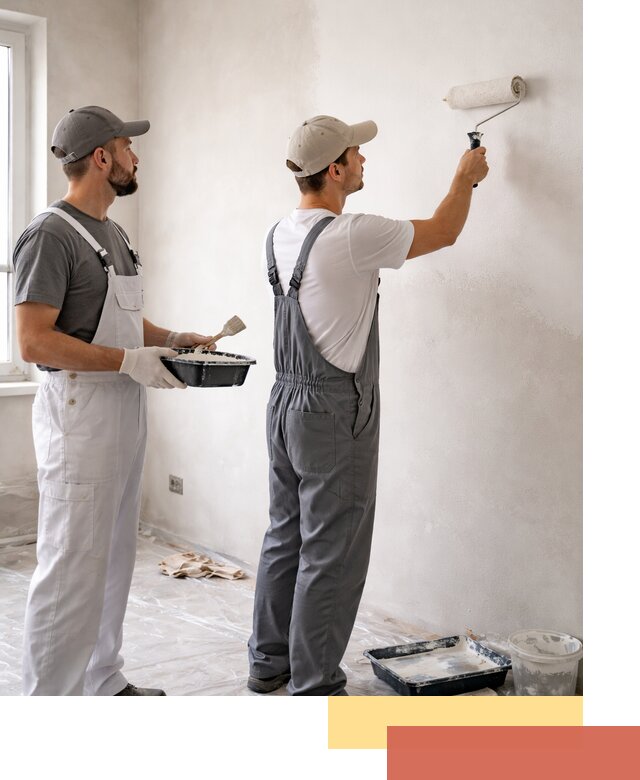 Покраска стен водоэмульсионной краской в Кумертау