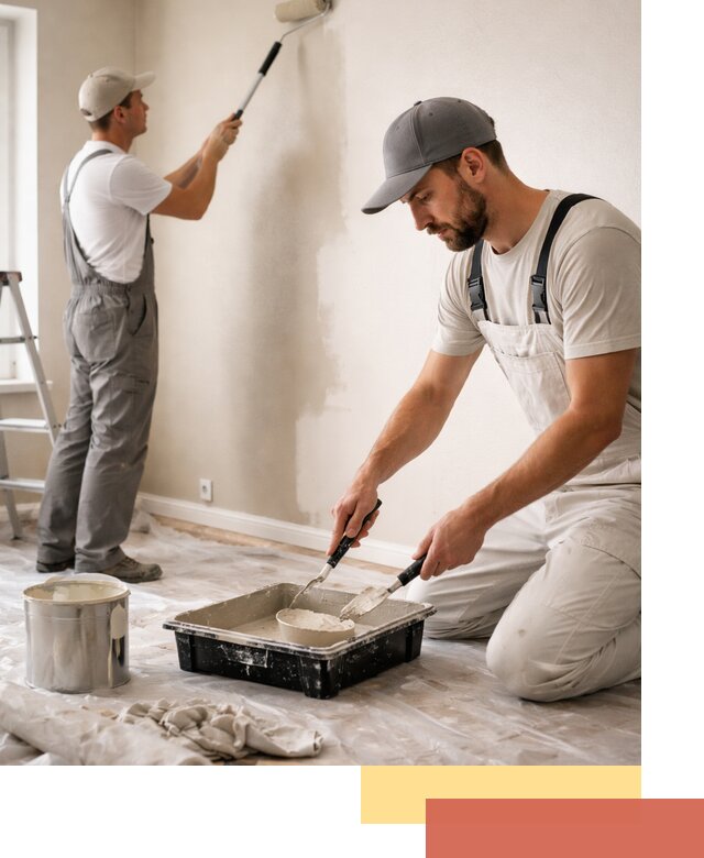 Покраска стен в квартире в Кумертау — профессионально и аккуратно