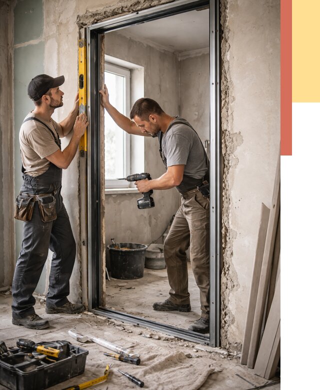 Закладка дверного проема в Кумертау от 3573 руб. — быстро и недорого | ОТДЕЛОЧНИК-Кра