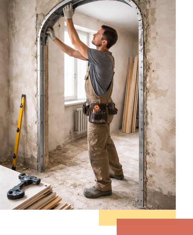 Устройство арочного проема в Кумертау под ключ