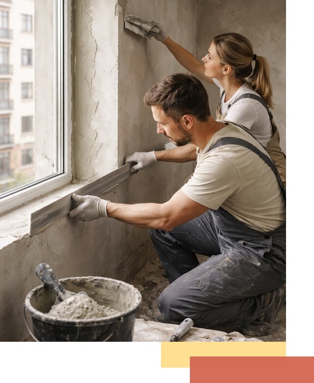 Штукатурка откосов дверей и окон профессионально в Кумертау