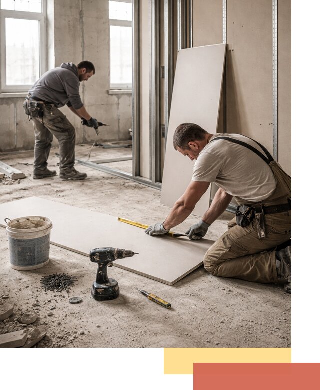 Кладка перегородок из ПГП под ключ в Кумертау