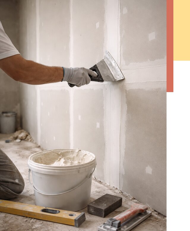 Шпаклевка перегородок из гипсокартона в Кумертау от 2552 руб. — услуги ОТДЕЛОЧНИК-Кра