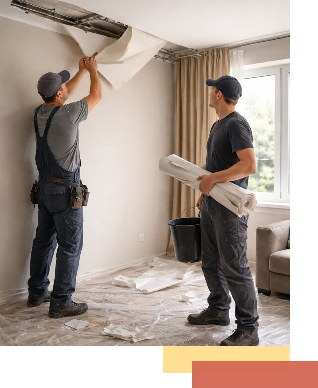 Демонтаж натяжного потолка в Кумертау быстро и аккуратно