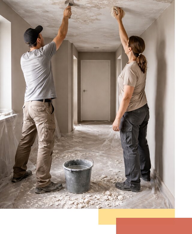 Удаление побелки с потолка в Кумертау — быстро и аккуратно