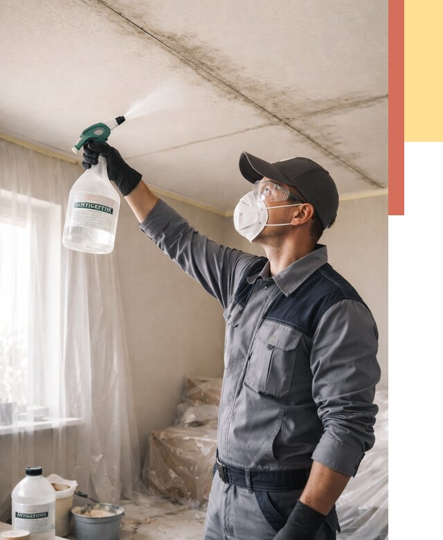 Антисептическая обработка потолка в Кумертау от 2552 руб. | ОТДЕЛОЧНИК-Кра