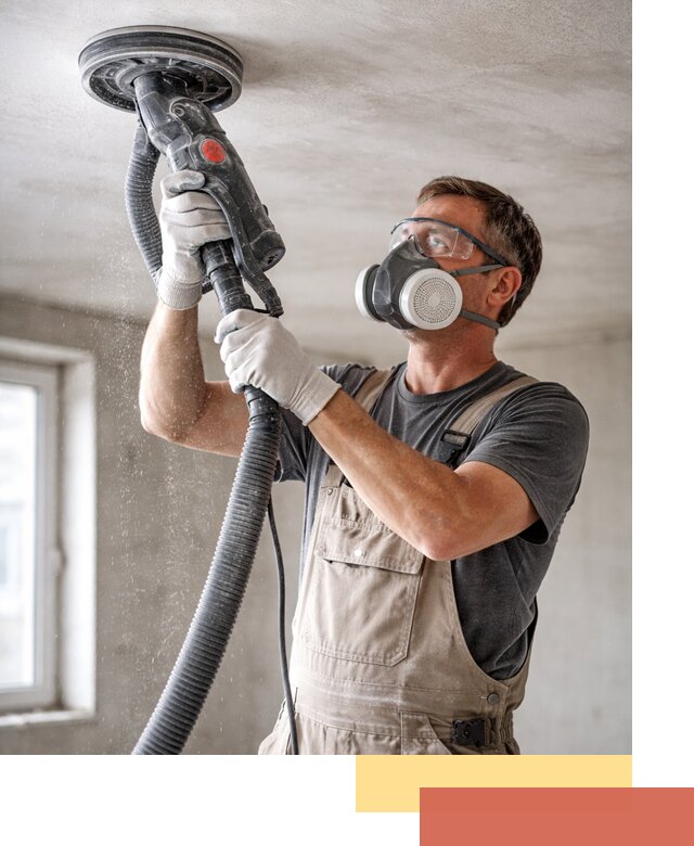 Шлифовка потолка в Кумертау — качественная подготовка под отделку