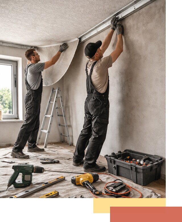 Монтаж фактурного натяжного потолка в Кумертау качественно и быстро