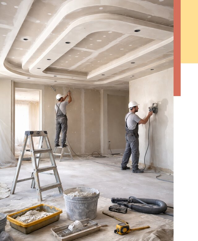 Многоуровневый потолок из гипсокартона в Кумертау от 766 руб. под ключ | ОТДЕЛОЧНИК-Кра