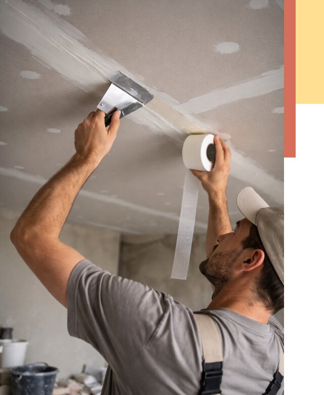 Обработка швов потолка ГКЛ в Кумертау от 7657 руб. под ключ | ОТДЕЛОЧНИК-Кра