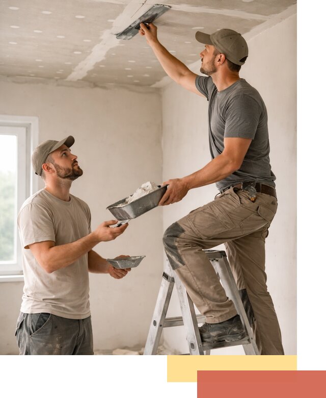 Шпаклевка потолка из гипсокартона в Кумертау качественно и быстро