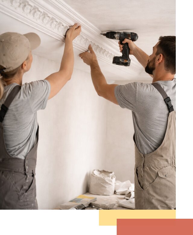 Профессиональный монтаж лепнины на потолок в Кумертау